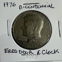 Rare error Missing Door 1776-1976 Bicentennial Kennedy Half Dollar No Mint Mark