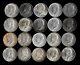 Roll (20 Coins) 1964 Kennedy Half Dollars 90% Silver Toned/stained/worn Lot B16