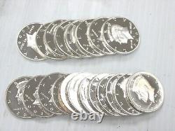 Roll 20 SILVER 90 % Proof Kennedy Half Dollars Mixed Dates $10 Face Q2W8