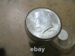 Roll Of 20 UNC BU 1964 D KENNEDY HALF DOLLARS