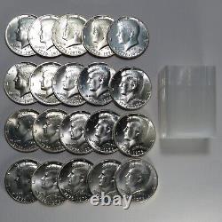 Roll of 20 1976-S Kennedy Half Dollar Bicentennial JFK 40% Silver UNC