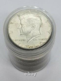 Silver JFK Kennedy Half Dollar Roll 20 Coins 1964 90% $10 Face Value