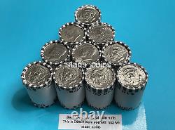 TEN Sealed Half Dollar Coin Rolls Starter Set TEN Sealed Half Dollar Rolls