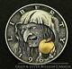 THE WITCH Roman Booteen 2 oz Silver 3D High Relief Coin Kennedy Half Dollar