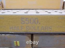 Ten (10) Bank Wrap Sealed Kennedy Half Dollar Coin Rolls, $100 Fv Unsearched Lot