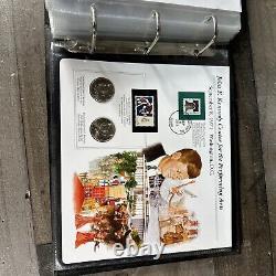 The Complete John F. Kennedy Uncirculated US Half Dollar Collection 2 Binder Set