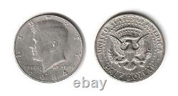 USA Half Dollar Coins LIBERTY 1984 KENNEDY