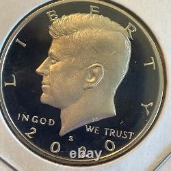 US Mint Kennedy Half dollar PROOF set. 1968S-2022S, 55 Uncirculated Bright Coins