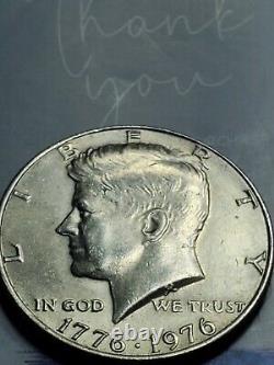 VERY RARE 1776-D Kennedy Half Dollar Coin/NO MINT MARK ERROR