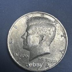 Very Rare 1974 Kennedy half dollar with multiple errors