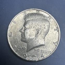 Very Rare 1974 Kennedy half dollar with multiple errors