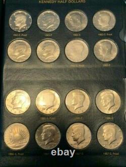 Whiteman Album (112) Coin's 1964-2003 P, D, S Half Dollar Silver & Proof set
